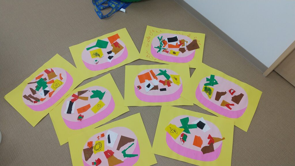 お弁当をつくる！紙粘土を使った子供の工作大阪の絵画教室・お絵描き教室モネスク