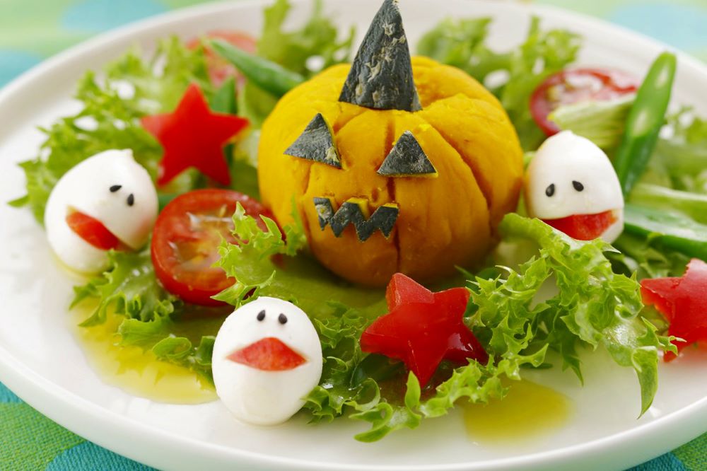 ハロウィン・ゴースト・サラダ