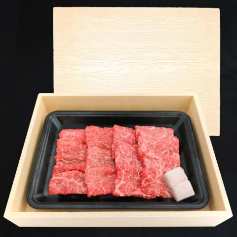 A5黒毛和牛「希少部位カメノコ&ランプ焼肉」食べ比べセット肉贈