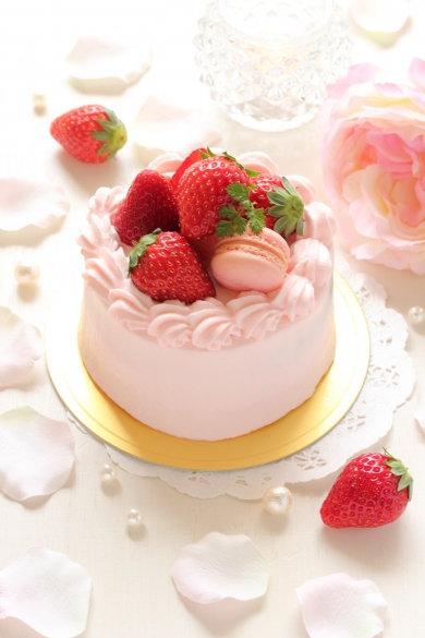 卵1つ分で☆イチゴのミニショートケーキ