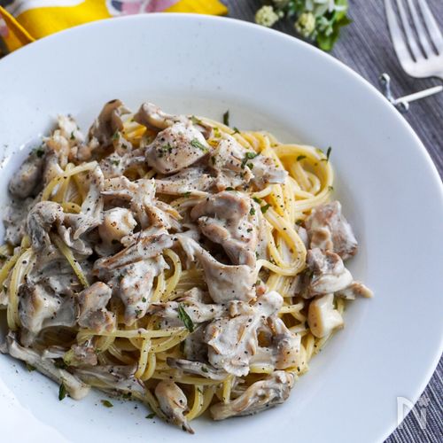 きのこと鶏肉の和風パスタ - 顔が見える食品