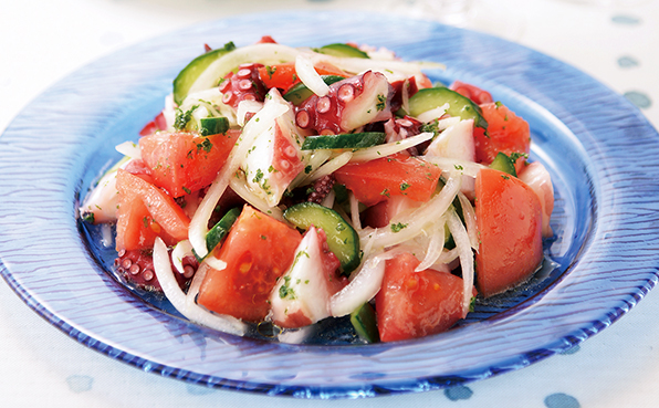 タコのセビーチェ&KAGOME