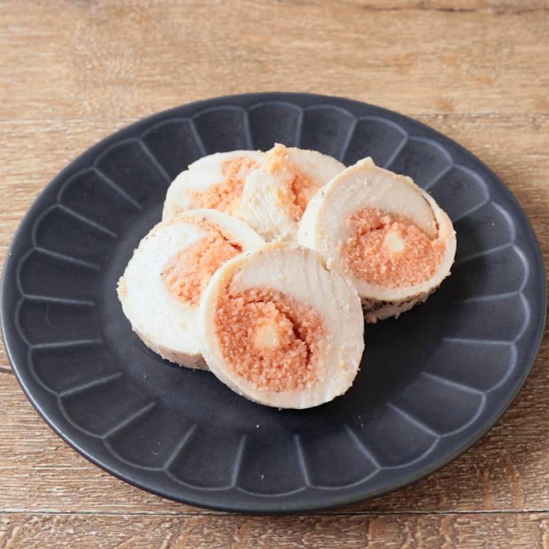 Superslow iegohan ＊お酒を飲みながらダイエット＊ - 明太ロールチキン。しっとり火が通っているのに明太子はプチプチ。簡単鶏むね肉 レシピ