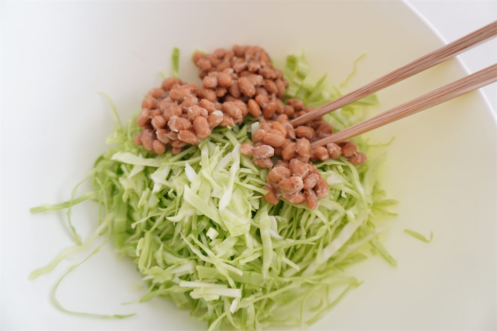 ゆでキャベツのごまポン酢じょうゆかけeフレンズ ぱくぱく献立くん