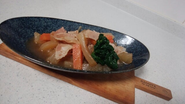 拍子切りの大根を干して甘酢漬け