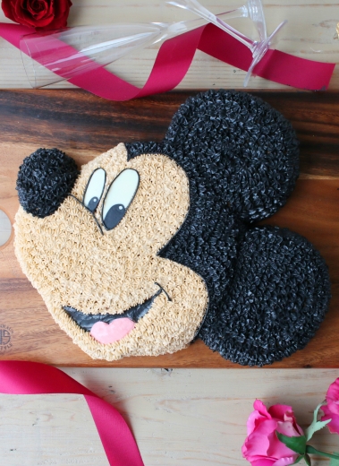 4歳の誕生日にミッキーの手作りケーキを作ってみた♪ - ママのお部屋