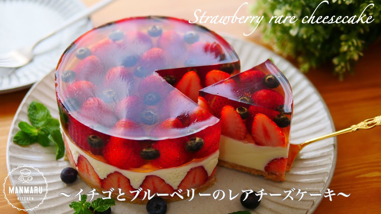 オレンジとミルクの2層ゼリ