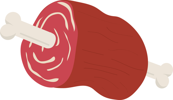 無料イラスト豚ロース肉パブリックドメインQ：著作権フリー画像素材集