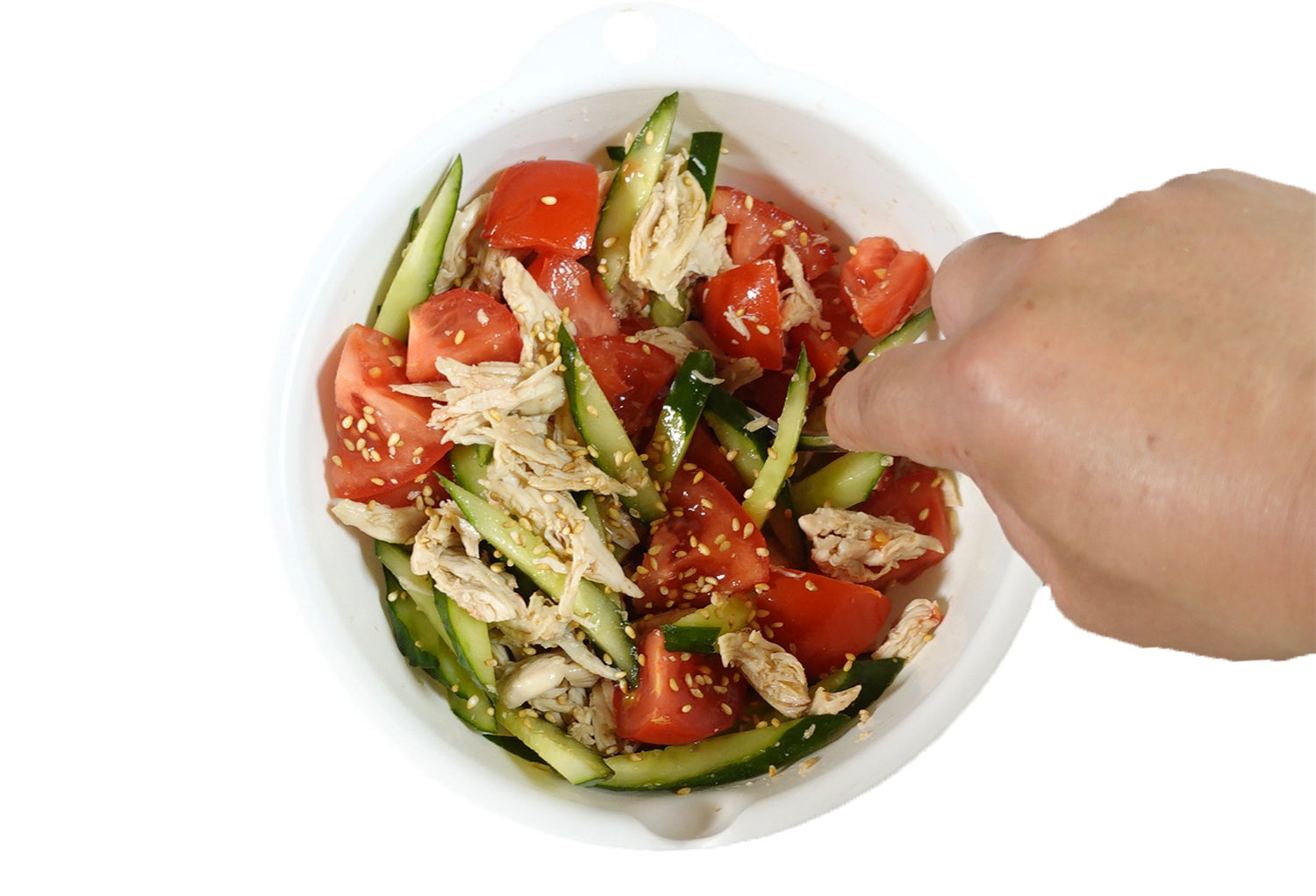 ささみきゅうりの梅ポン酢 - MOAI's KITCHENMOAI's KITCHEN