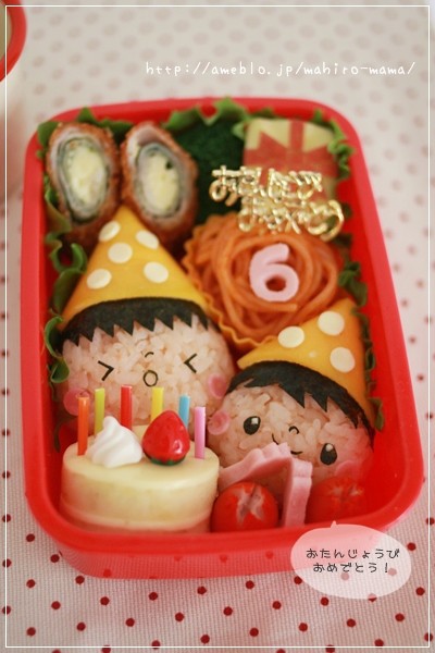 キャラ弁♡お誕生日弁当♪
