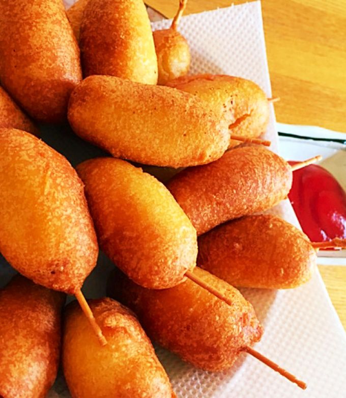 揚げないアメリカンドッグのかわいいレシピホットケーキミックスで簡単