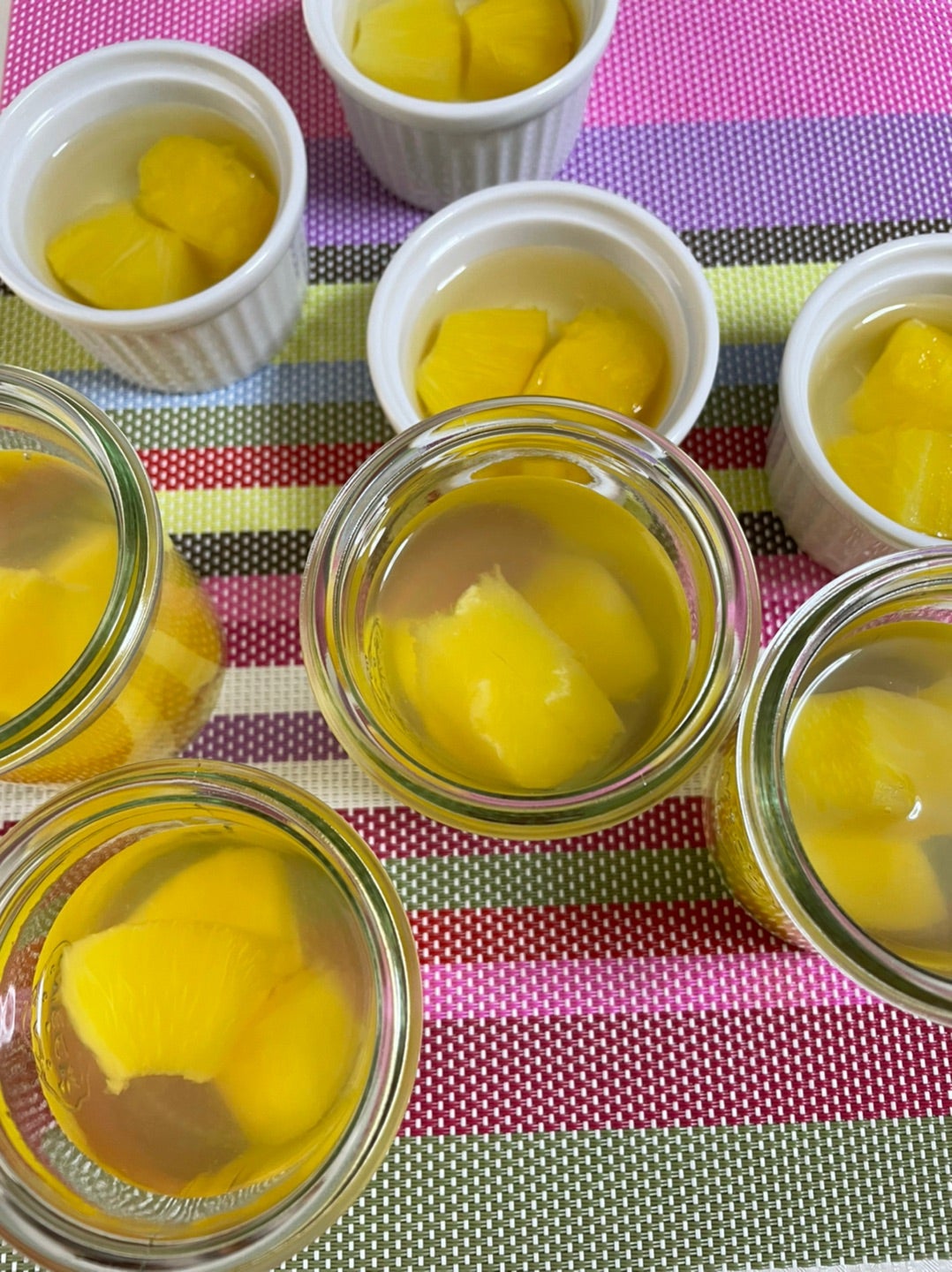 パイン缶で簡単パインゼリ