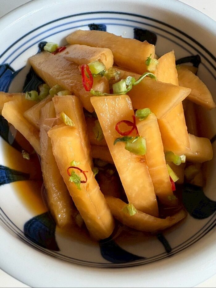 大根のゆず醤油漬けのレシピ 作り方：白ごはん.com