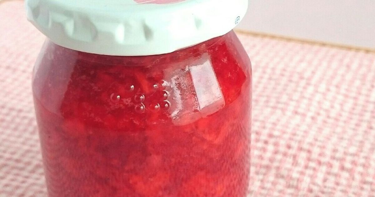 いちごコンポートジャム🍓～レンジで2分半！ - muraの料理レシピ