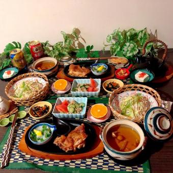 昼・夕飯献立 とろろごはん・お刺身ネギトロ丼・唐揚げ・なめ茸ひじき・作り置きおつまみ子供ごはんJ'aime les chats☀お弁当ごはん