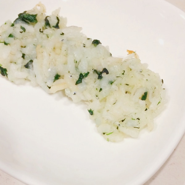 しらす入りうどんお焼き