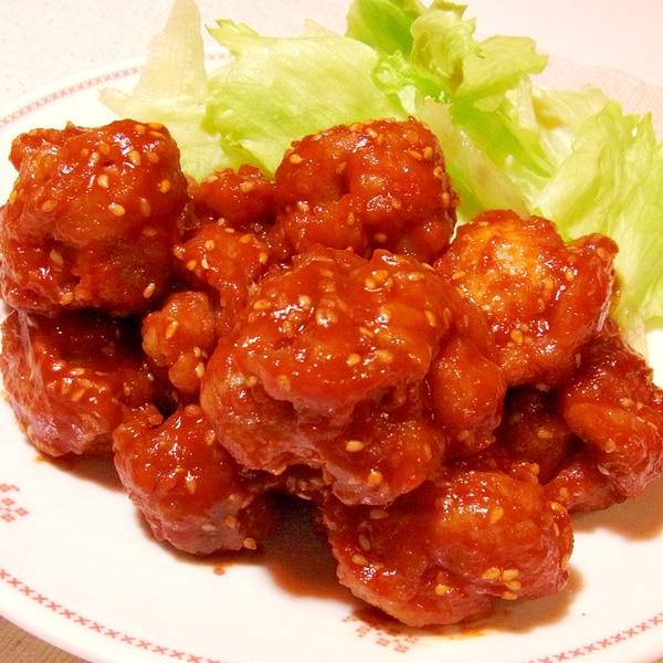 鶏ささみの甘辛ダレごま和え唐揚げ 料理人のおかずレシピ