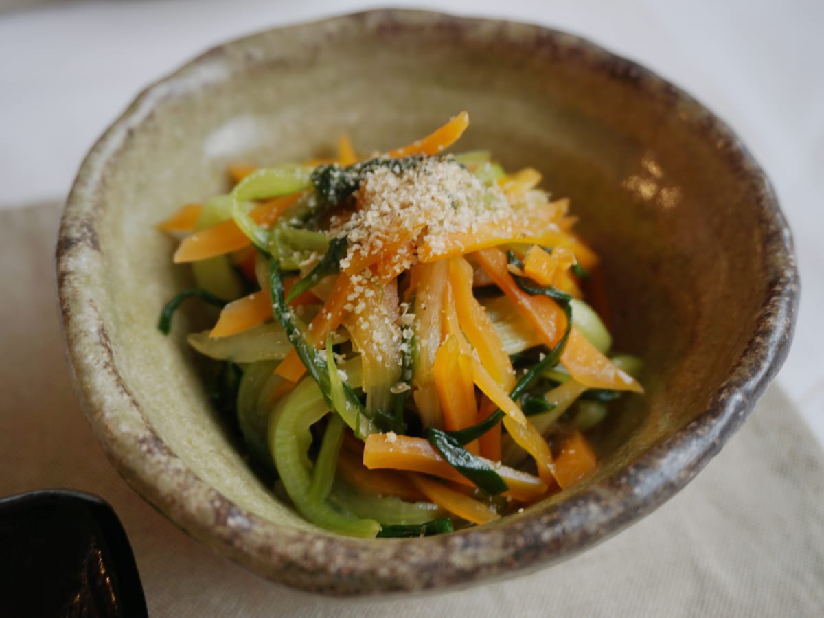 海老とチンゲン菜の炒め物