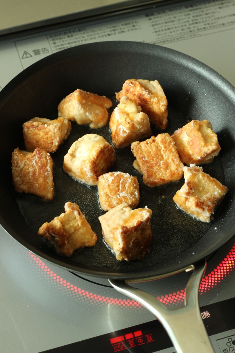 100円山盛り！サクサク生姜のおつまみ厚揚げ唐揚げ 旨ブロ 美味しい低糖質・ダイエットレシピサイト