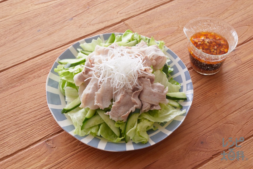 豚しゃぶのねぎ塩ダレ