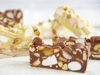 超簡単 ザクザクで甘いロッキーロード！材料は３つだけ！Party Kitchen