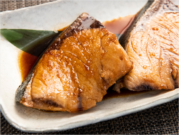 ぶりとねぎのレンジ梅照り焼きレシピ 管理栄養士監修カーブス