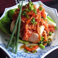 しらすとキムチの冷奴