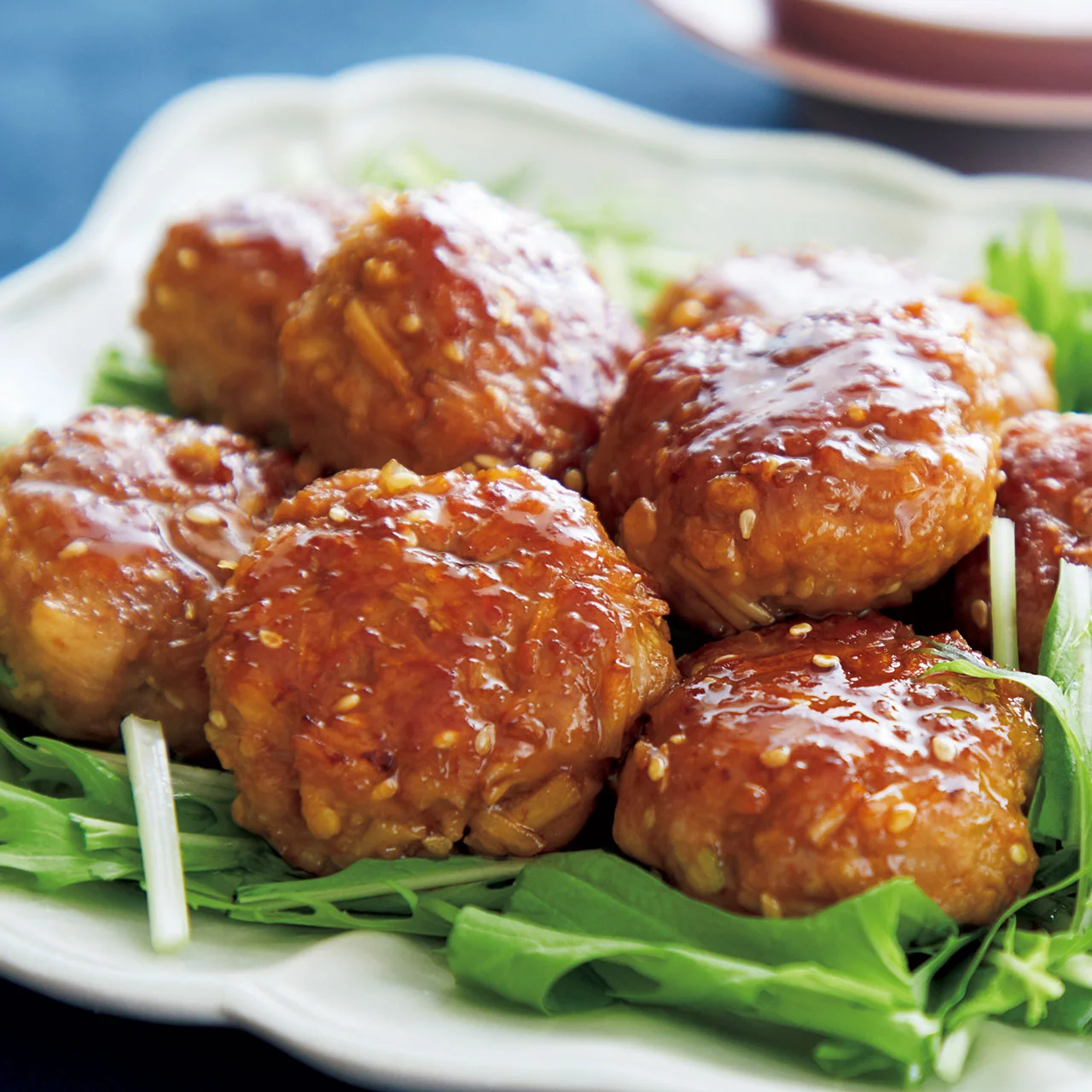 えのき氷入りブラウンソースを焼肉のたれとして・INAGAKI 創作料理室