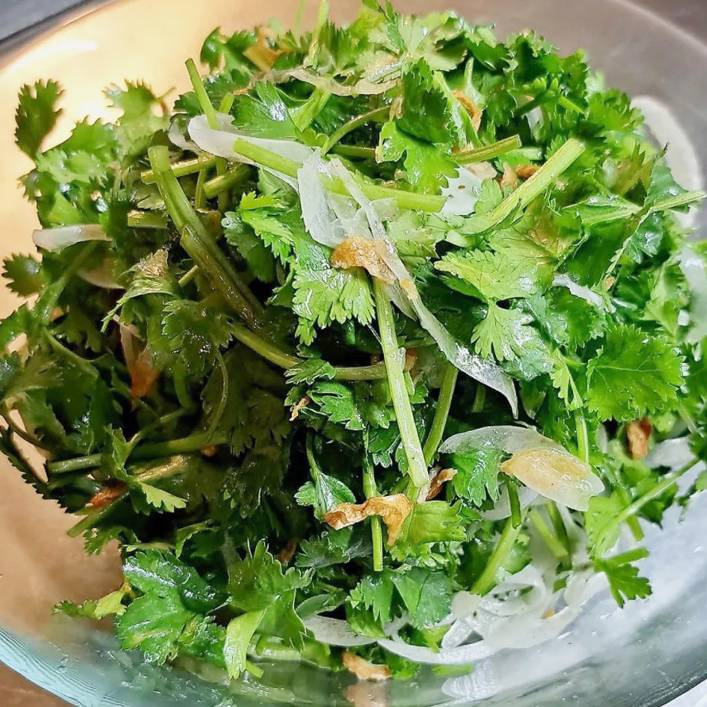 パクチーの“根”が決め手！「やりいかのレモンガーリック」料理通信生産者、料理人、食べる人を結ぶ