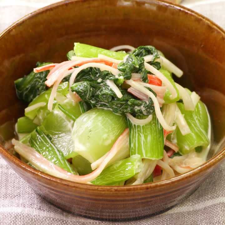 簡単カニカマサラダレシピ - ヘルシー副菜