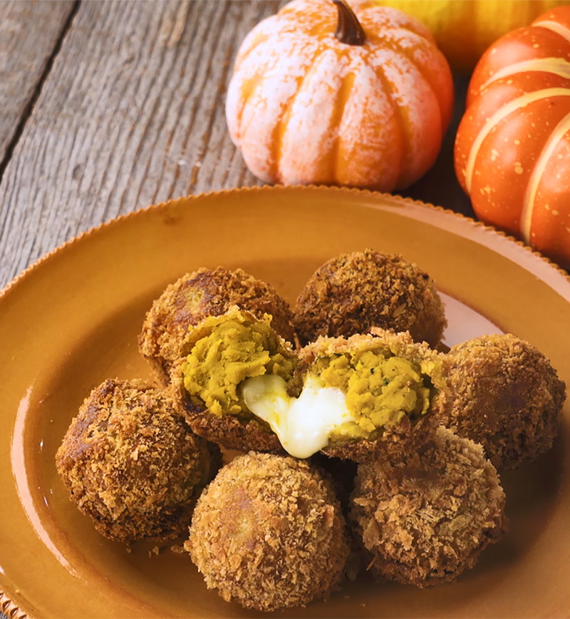 揚げないカボチャコロッケの簡単レシピ