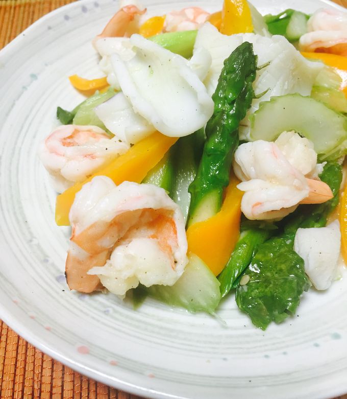 魚介のかき揚げ