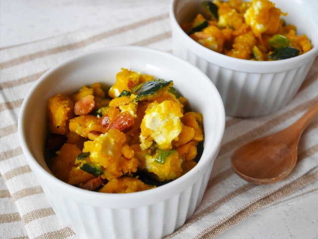 かぼちゃのクリームチーズサラダ