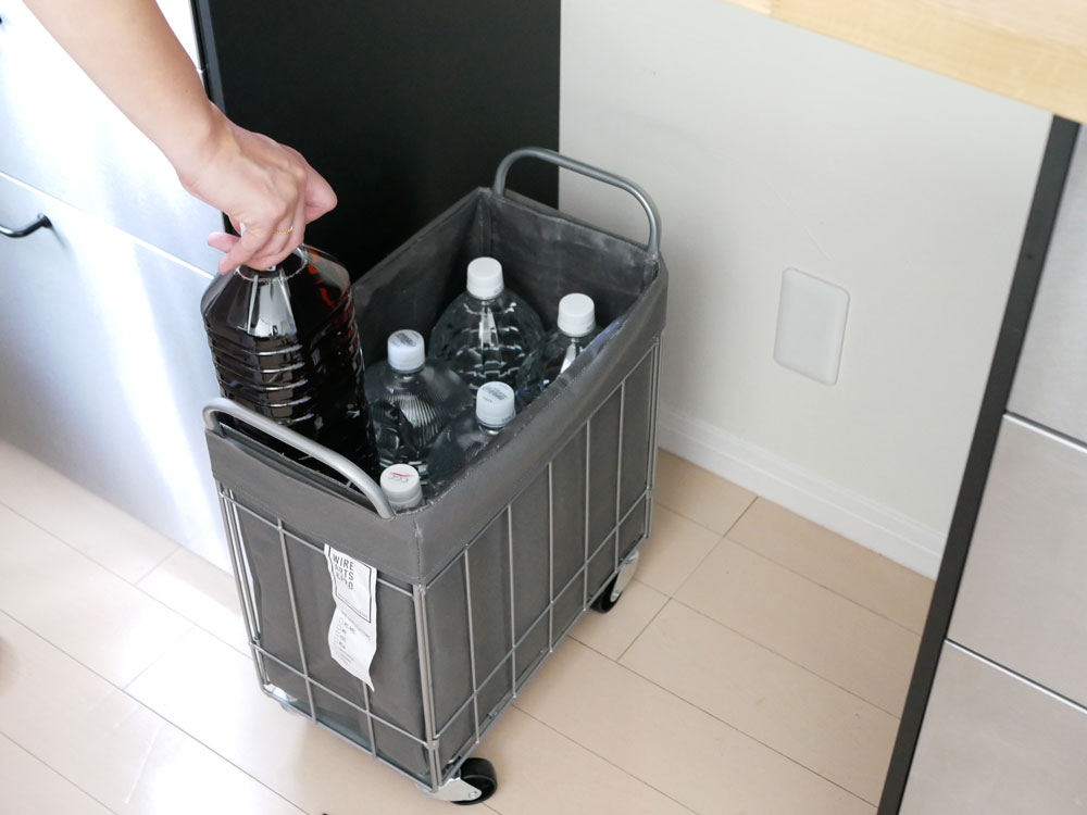 簡単な飲み物のストック収納術