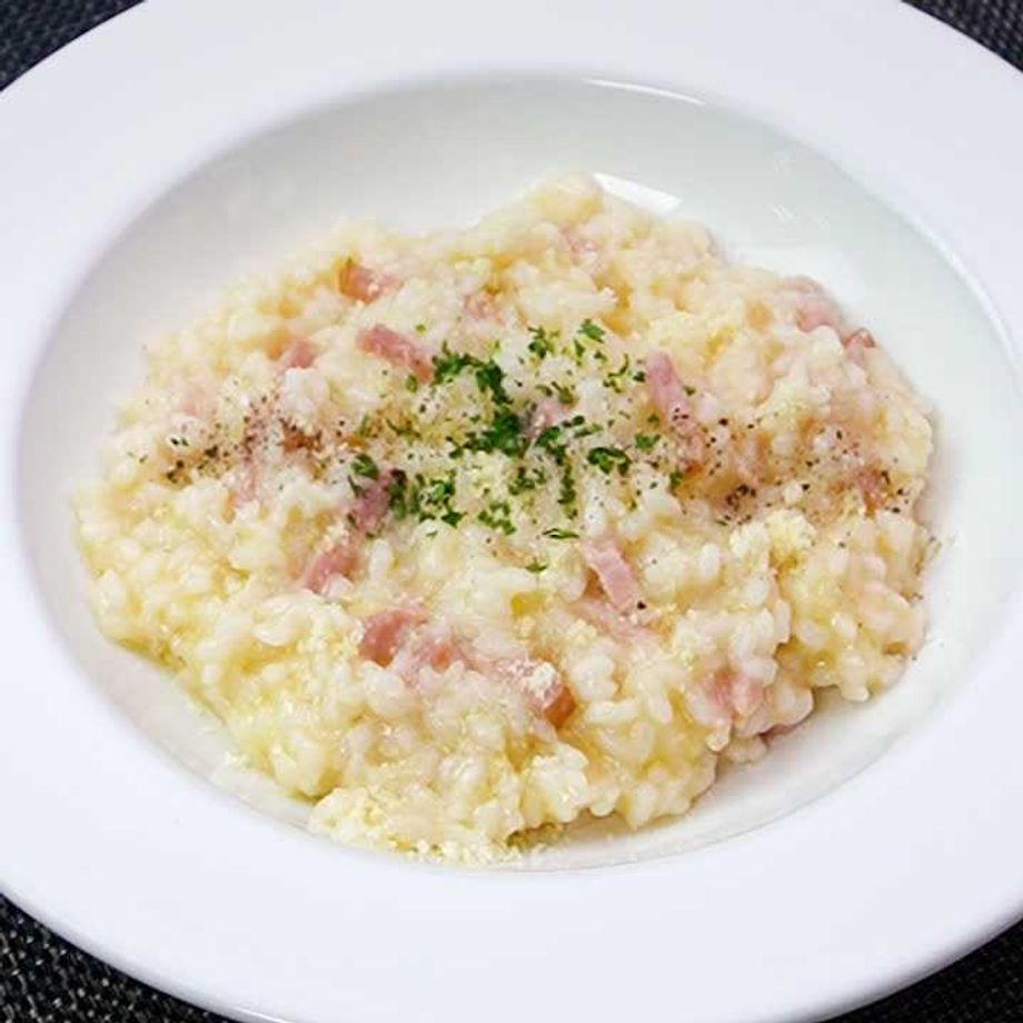 本格的なミルクだけのリゾット