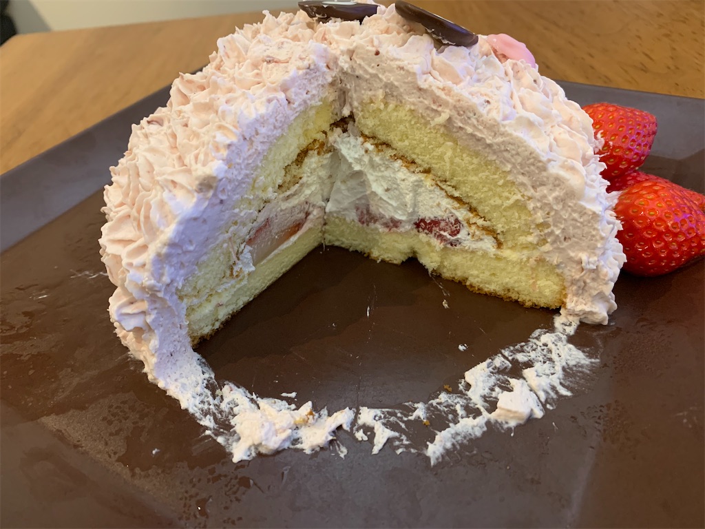 マリオの立体キャラケーキ