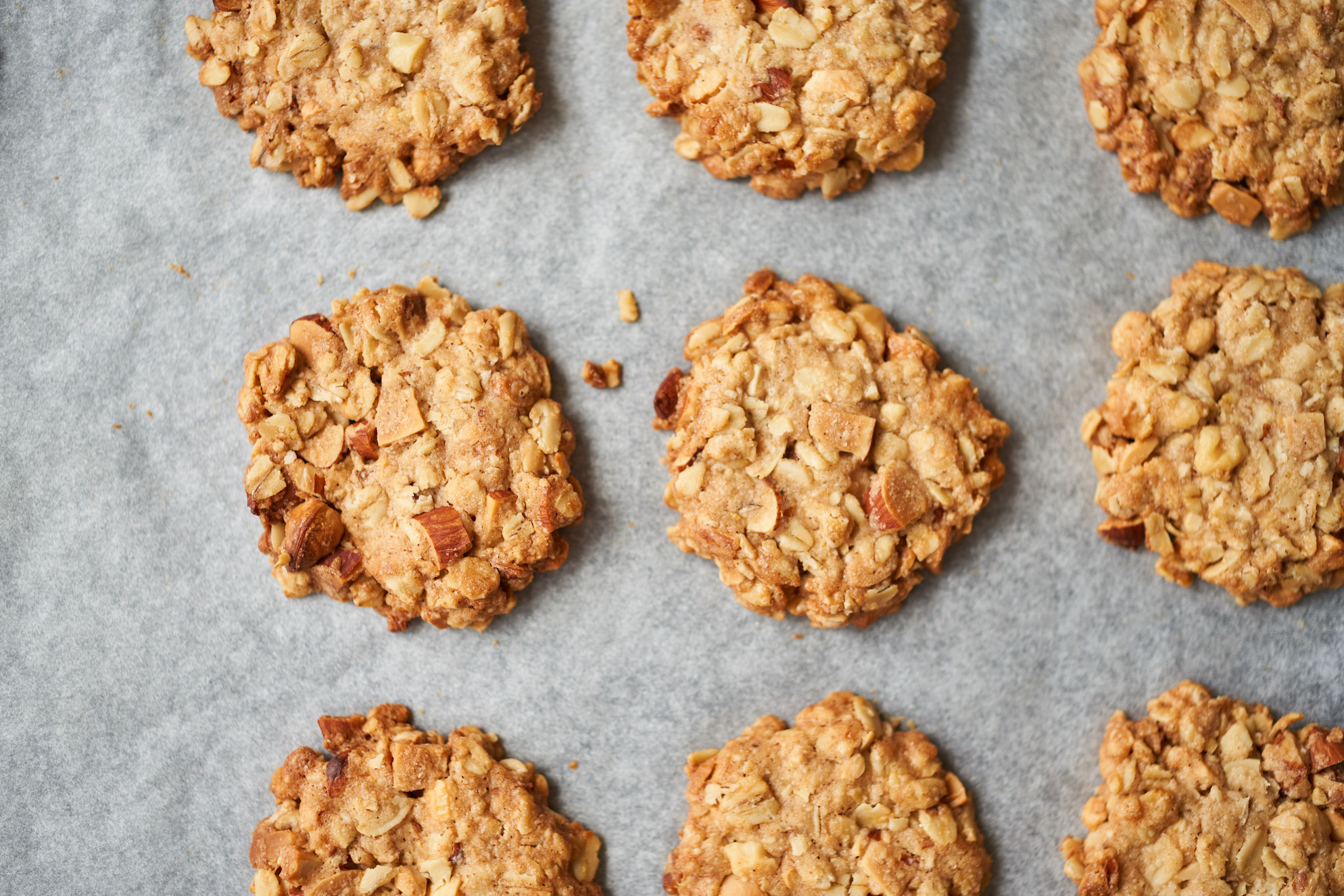 トースターでオートミールクッキ