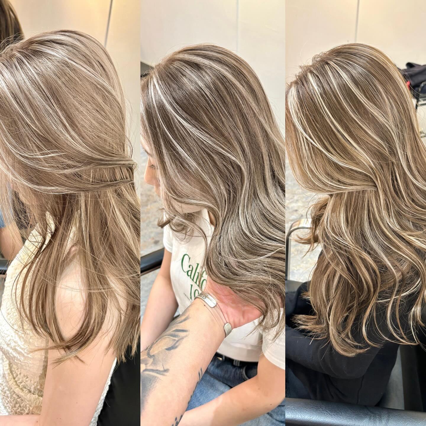 白髪＆根本プリンが気になる方必見！ お洒落な大人のハイライトカラー 愛知県の美容院ファンビリ