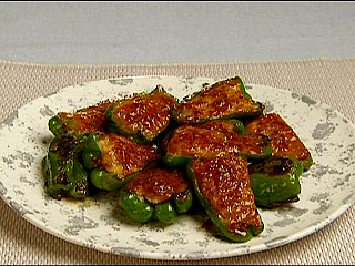 楽めし 簡単美味しい♡ピーマンの肉詰め