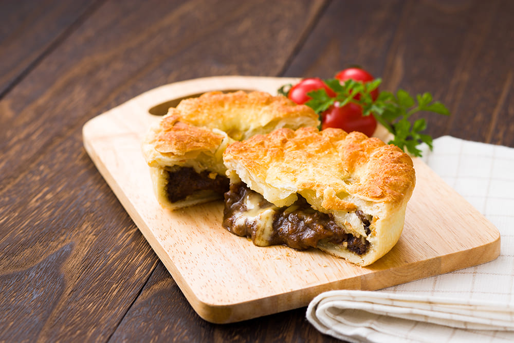 クリスマスにミートパイ！冷凍パイシートで