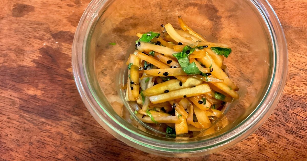 超旨❤️三つ葉大根とツナの梅ごまさっぱりサラダ』