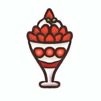 いちごパフェイメージ_グラフィックス id 401416818_PRF画像フォーマットPSD_jp.lovepik.com