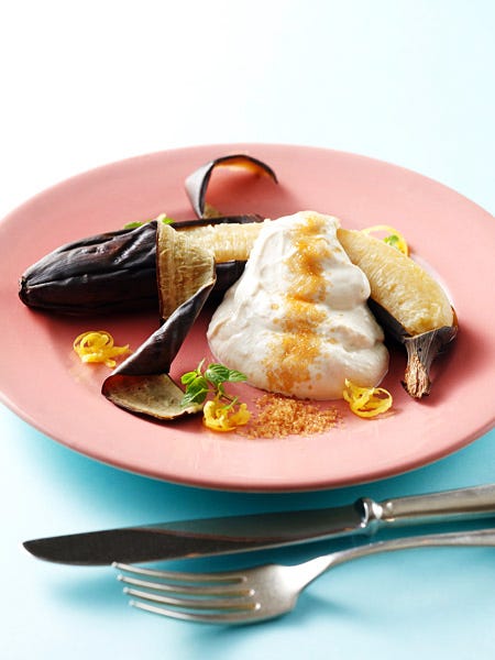 断面スイーツ！クラッシュゼリーとバナナのコーヒースムージ