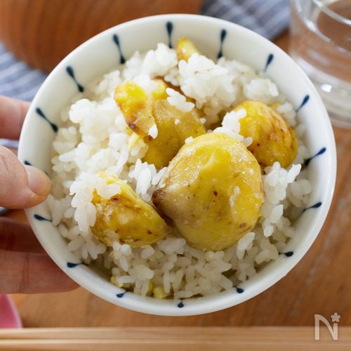 栗ごはん 炊き込みご飯 のレシピ 作り方：白ごはん.com
