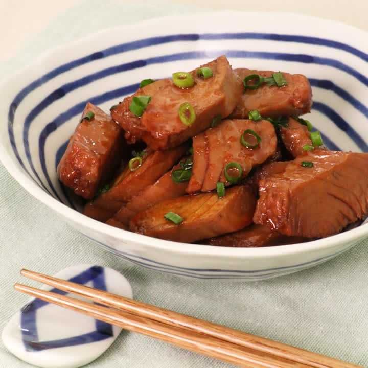 鰹のたたきをリメイク☆生姜と鰹の角煮☆