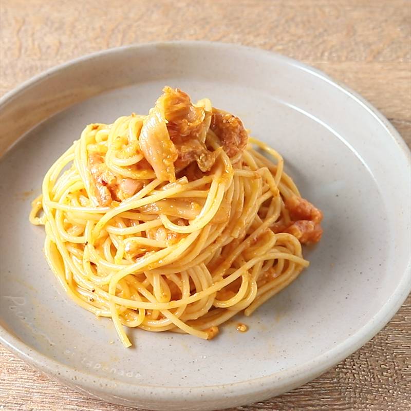 ホットクックで超手抜きなシンプル全粒粉カルボナーラの作り方オニマガ - 名古屋散歩とシンプルライフのブログ - シンプルライフのミニマルレシピ