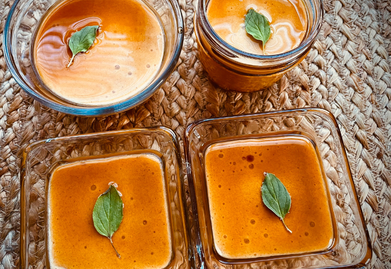 柿と牛乳だけでプリン作った 混ぜて冷やすだけで固まるマジック: J-CAST トレンド 全文表示