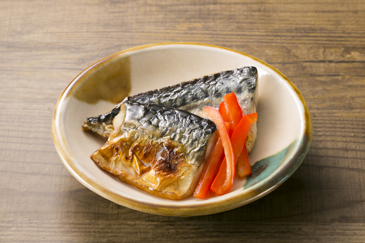 冷凍塩サバ！酒蒸し焼き♪