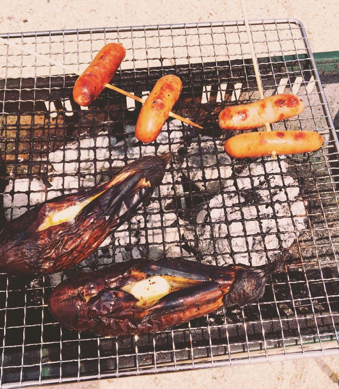 バーベキューのおいしい食べ物 - 焼きナスのニンニク添え - BBQ ニュース - ニュース