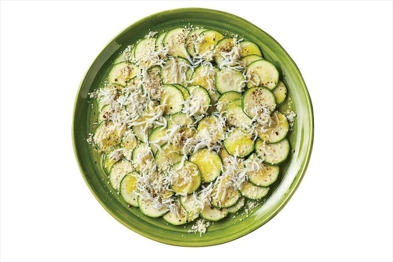 生ズッキーニのおいしい食べ方 『ズッキーニのオイルカルパッチョ』のレシピ 動画ありオレンジページ ニュースデイリーオレンジページnet